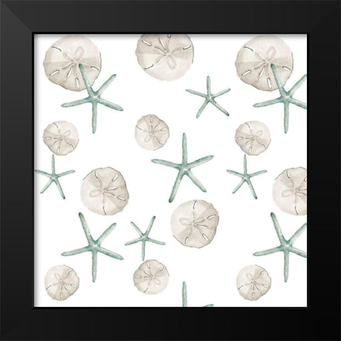 Coastal Vibes Collection I Black Modern Wood Framed Art Print by Parker, Jennifer Paxton