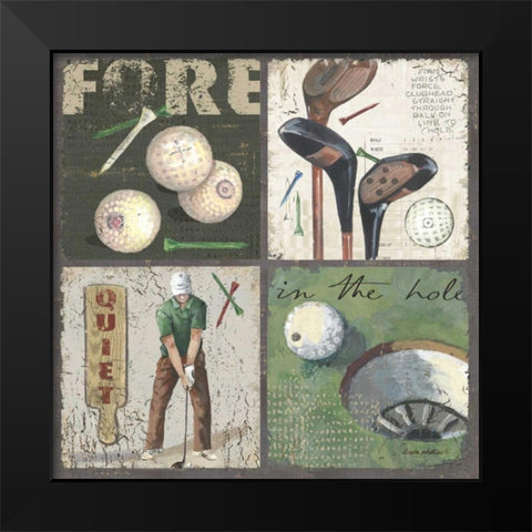 Fore Black Modern Wood Framed Art Print by Phillips, Anita