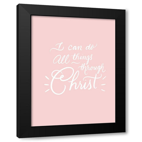 Christ Black Modern Wood Framed Art Print with Double Matting by Batista, Dee