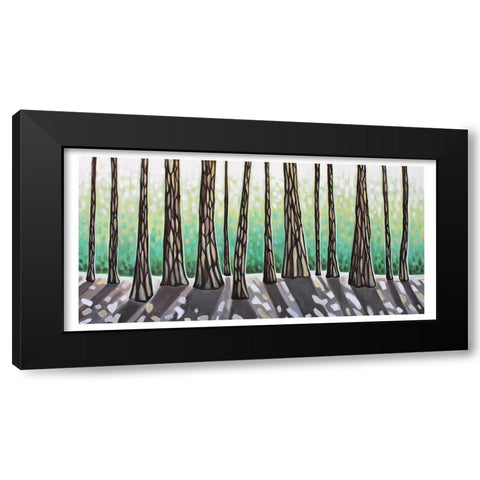Beyond the Shadows Black Modern Wood Framed Art Print by Tyndall, Elizabeth