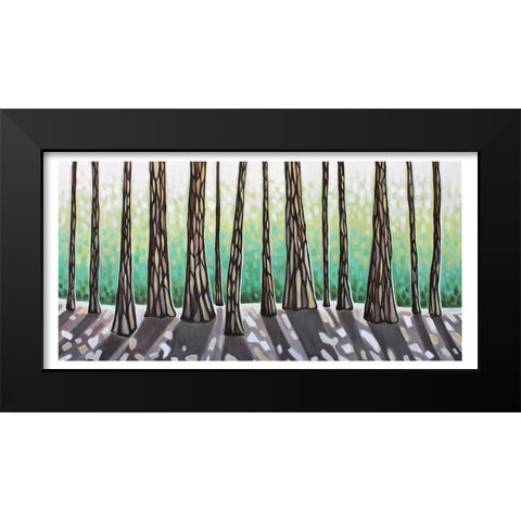 Beyond the Shadows Black Modern Wood Framed Art Print by Tyndall, Elizabeth
