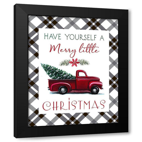 Have Yourself Black Modern Wood Framed Art Print with Double Matting by Tyndall, Elizabeth