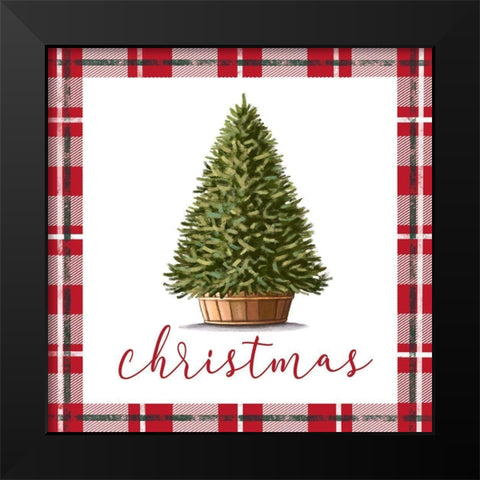 Christmas Black Modern Wood Framed Art Print by Tyndall, Elizabeth