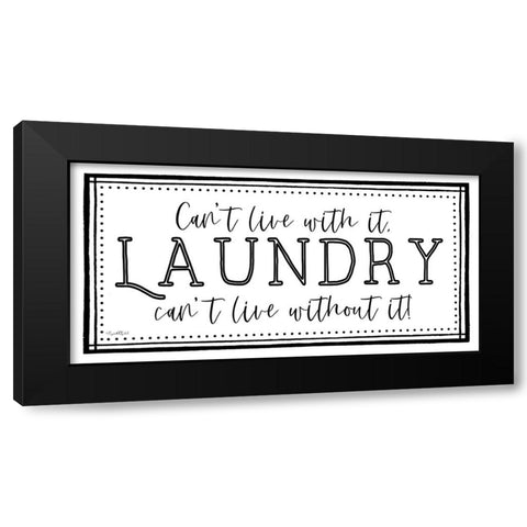 Laundry II Black Modern Wood Framed Art Print with Double Matting by Tyndall, Elizabeth