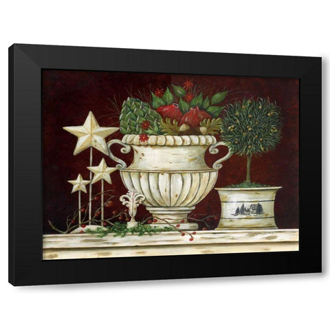 Bella Rustica Black Modern Wood Framed Art Print with Double Matting by Moulton, Jo