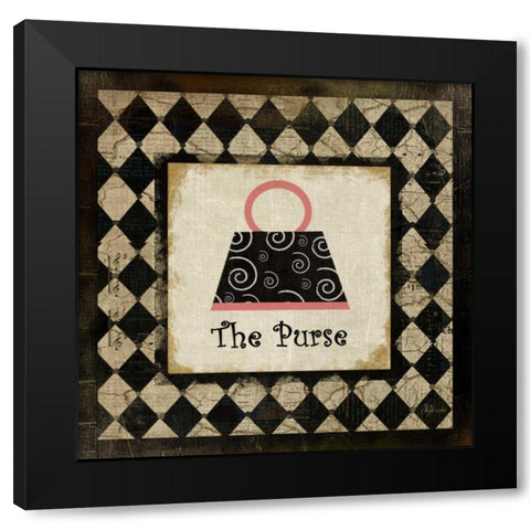 The Purse Black Modern Wood Framed Art Print with Double Matting by Pugh, Jennifer