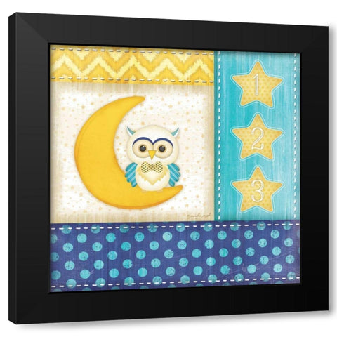 Bedtime Baby I Black Modern Wood Framed Art Print with Double Matting by Pugh, Jennifer