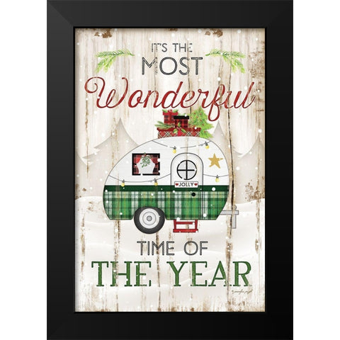 Most Wonderful Time Black Modern Wood Framed Art Print by Pugh, Jennifer