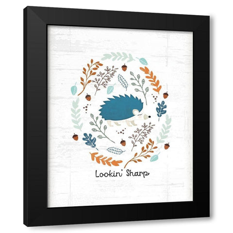 Lookin Sharp Black Modern Wood Framed Art Print with Double Matting by Pugh, Jennifer