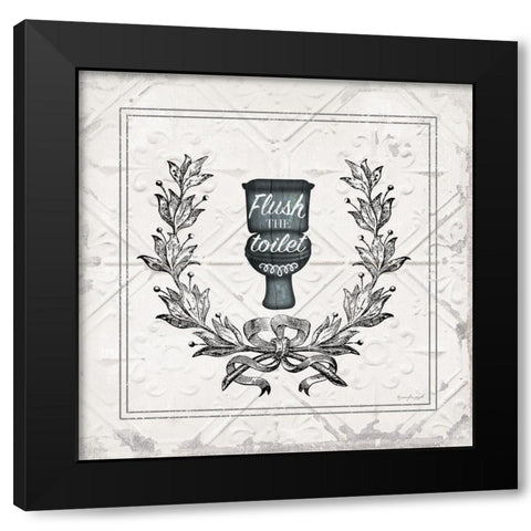 Flush Black Modern Wood Framed Art Print with Double Matting by Pugh, Jennifer