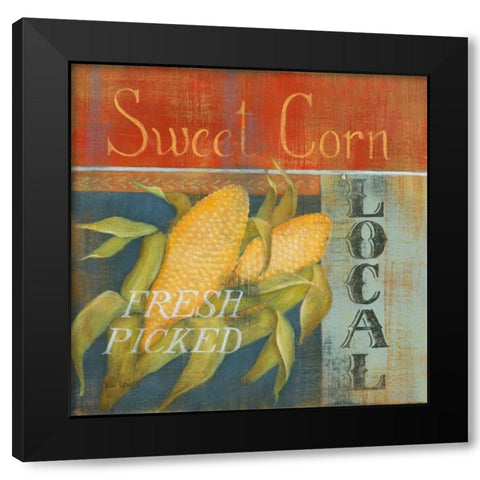 Sweet Corn Black Modern Wood Framed Art Print with Double Matting by Lewis, Kim