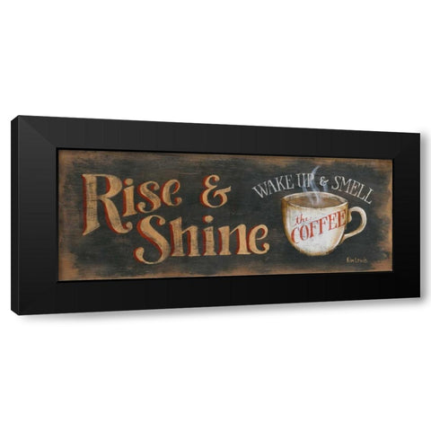 Rise and Shine Black Modern Wood Framed Art Print by Lewis, Kim