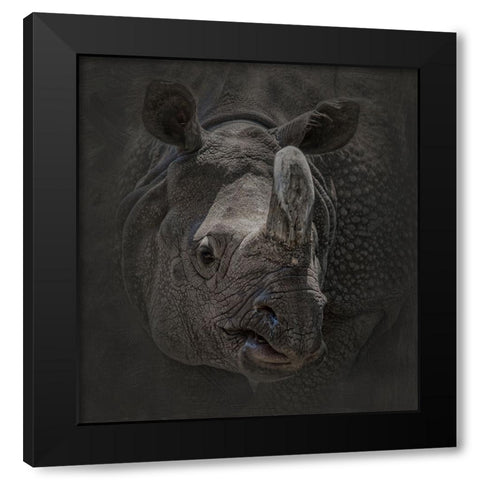 Man with an Attitude Black Modern Wood Framed Art Print with Double Matting by Parker, Kelley