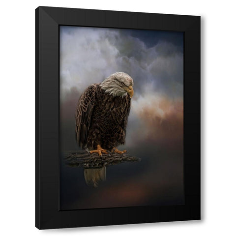 Defying the Storm Black Modern Wood Framed Art Print with Double Matting by Parker, Kelley