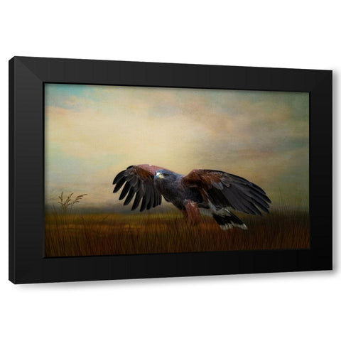 On the Hunt Black Modern Wood Framed Art Print by Parker, Kelley