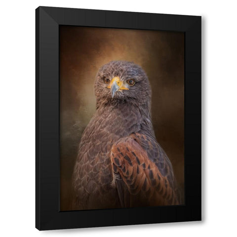 Intense Outlook Black Modern Wood Framed Art Print with Double Matting by Parker, Kelley