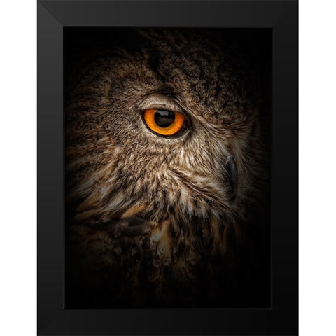 Dare Black Modern Wood Framed Art Print by Parker, Kelley