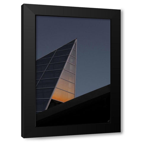 Sunrise Reflection Black Modern Wood Framed Art Print with Double Matting by Lee, Judson