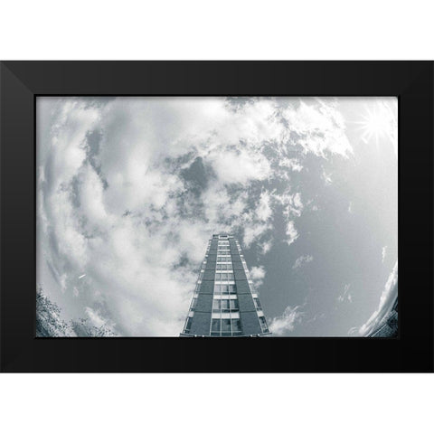 Tower in the Sky Black Modern Wood Framed Art Print by Lee, Judson