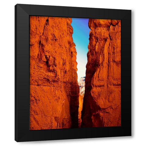 Juxtaposing Colors Black Modern Wood Framed Art Print with Double Matting by Singleton, Ashley
