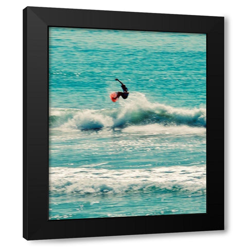 Hang Two Black Modern Wood Framed Art Print by Singleton, Ashley