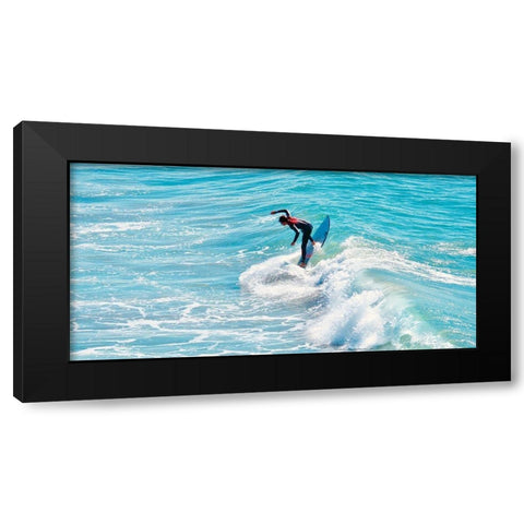 Hang Seven Black Modern Wood Framed Art Print with Double Matting by Singleton, Ashley