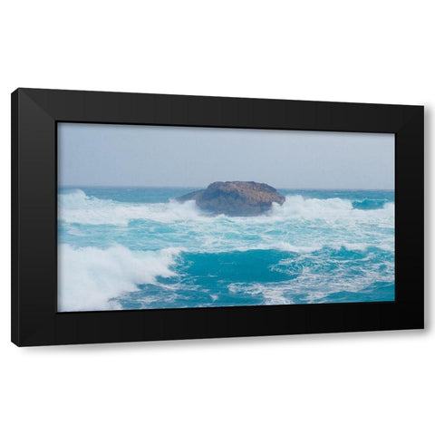 Island Black Modern Wood Framed Art Print by Singleton, Ashley