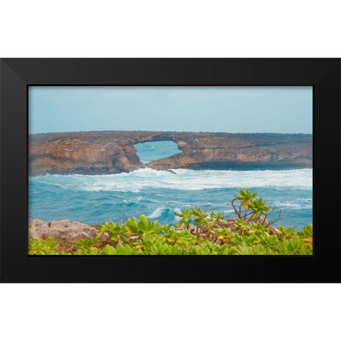 Holy Place Black Modern Wood Framed Art Print by Singleton, Ashley