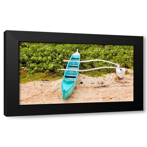 Ship Wreck Black Modern Wood Framed Art Print by Singleton, Ashley