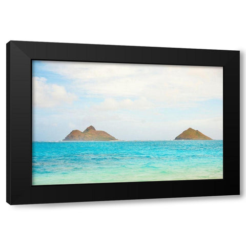 Islands Black Modern Wood Framed Art Print with Double Matting by Singleton, Ashley