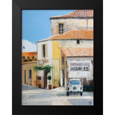 Curb Appeal II Black Modern Wood Framed Art Print by P.S. Art