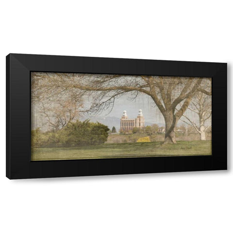 Logan Temple I Black Modern Wood Framed Art Print by Murdock, Ramona