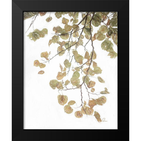 Aspen Leaves IV Black Modern Wood Framed Art Print by Murdock, Ramona