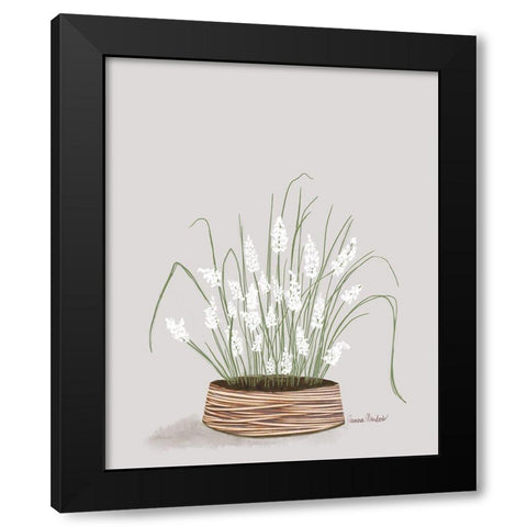 Solarium Plant III Black Modern Wood Framed Art Print with Double Matting by Murdock, Ramona