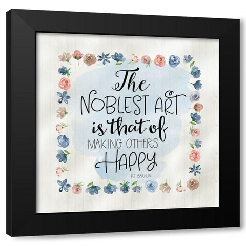 Noblest Art II Black Modern Wood Framed Art Print with Double Matting by Moss, Tara