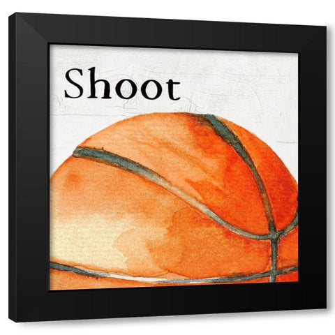 Shoot Black Modern Wood Framed Art Print by Wieners, Valerie