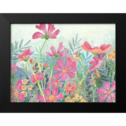 Cosmos Black Modern Wood Framed Art Print by Wieners, Valerie