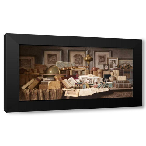 A Connoisseurs Corner Black Modern Wood Framed Art Print with Double Matting by Spiers, Benjamin Walter