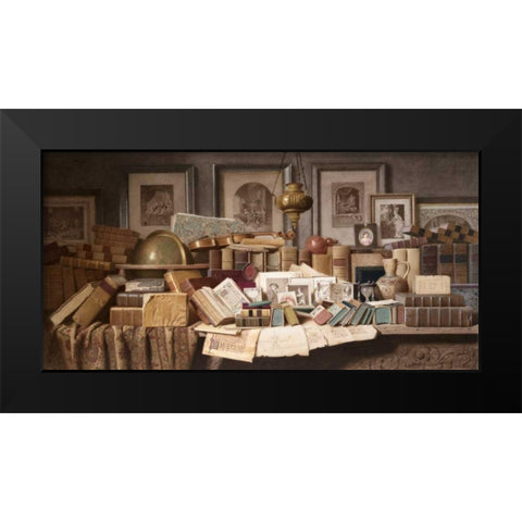 A Connoisseurs Corner Black Modern Wood Framed Art Print by Spiers, Benjamin Walter