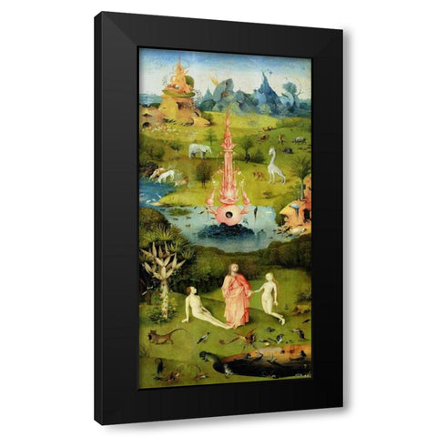 The Garden of Earthly Delights I Black Modern Wood Framed Art Print with Double Matting by Bosch, Hieronymus