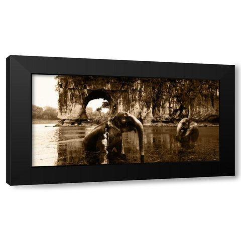 Spirits of Serenity Black Modern Wood Framed Art Print by Moreau, Marc
