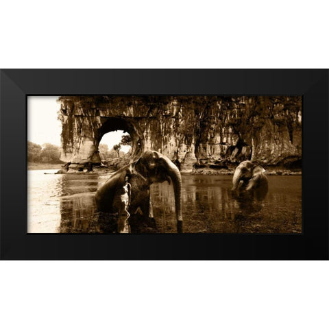 Spirits of Serenity Black Modern Wood Framed Art Print by Moreau, Marc