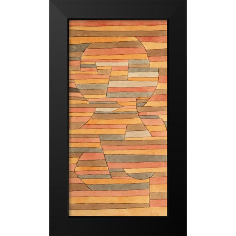Solitary Black Modern Wood Framed Art Print by Klee, Paul