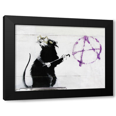 177 Fern Street, San Francisco Black Modern Wood Framed Art Print by Anonymous (attributed to Banksy)