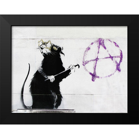 177 Fern Street, San Francisco Black Modern Wood Framed Art Print by Anonymous (attributed to Banksy)