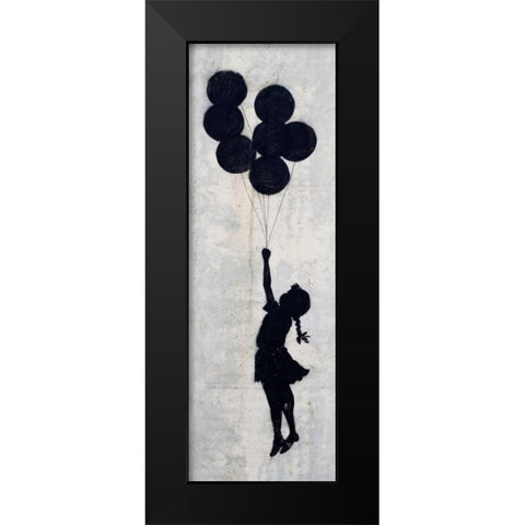 West Bank Wall, Palestine (graffiti attributed to Banksy) Black Modern Wood Framed Art Print by Anonymous (attributed to Banksy)