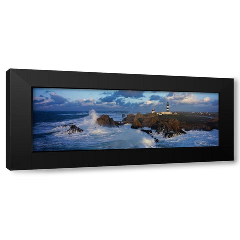 Le Creac h Bretagne Black Modern Wood Framed Art Print with Double Matting by Guichard, Jean