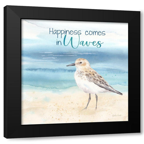 By the Seashore XI Black Modern Wood Framed Art Print with Double Matting by Coulter, Cynthia