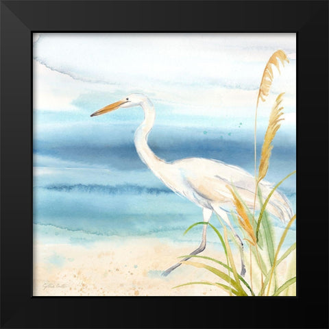 By the Seashore XVI Black Modern Wood Framed Art Print by Coulter, Cynthia