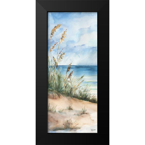 Seaview Panel I Black Modern Wood Framed Art Print by Tre Sorelle Studios